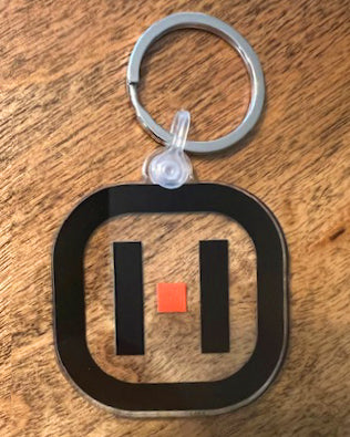 Officially Human Logo Keychain